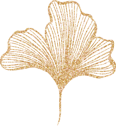 Gold Flower Illustration